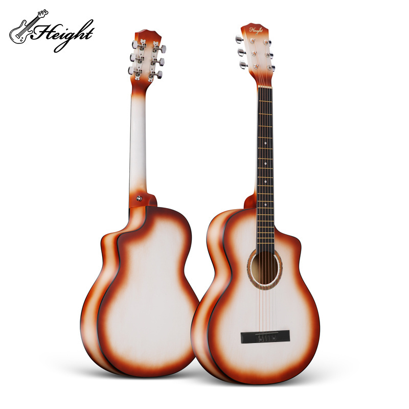 Wholesale China OEM service okoume neck acoustic guitars matte finishing professional acoustic guitar 38 for beginner