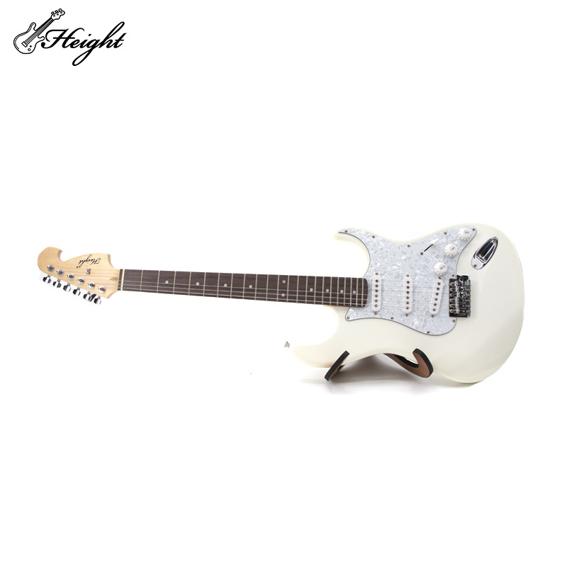 2022 Fast shipping ST electric guitar kit Solid bass wood guitar electric 6 strings guitarra electrica guitarras-electricas-