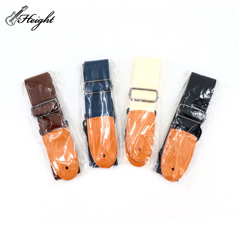 Customizable Logo And Color Guitar Straps For Electric Acoustic Guitar Adjustable Straps Polyester  Straps guitar accessories