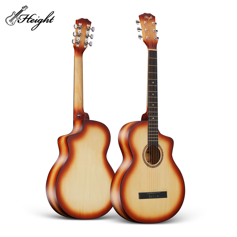 Wholesale China OEM service okoume neck acoustic guitars matte finishing professional acoustic guitar 38 for beginner