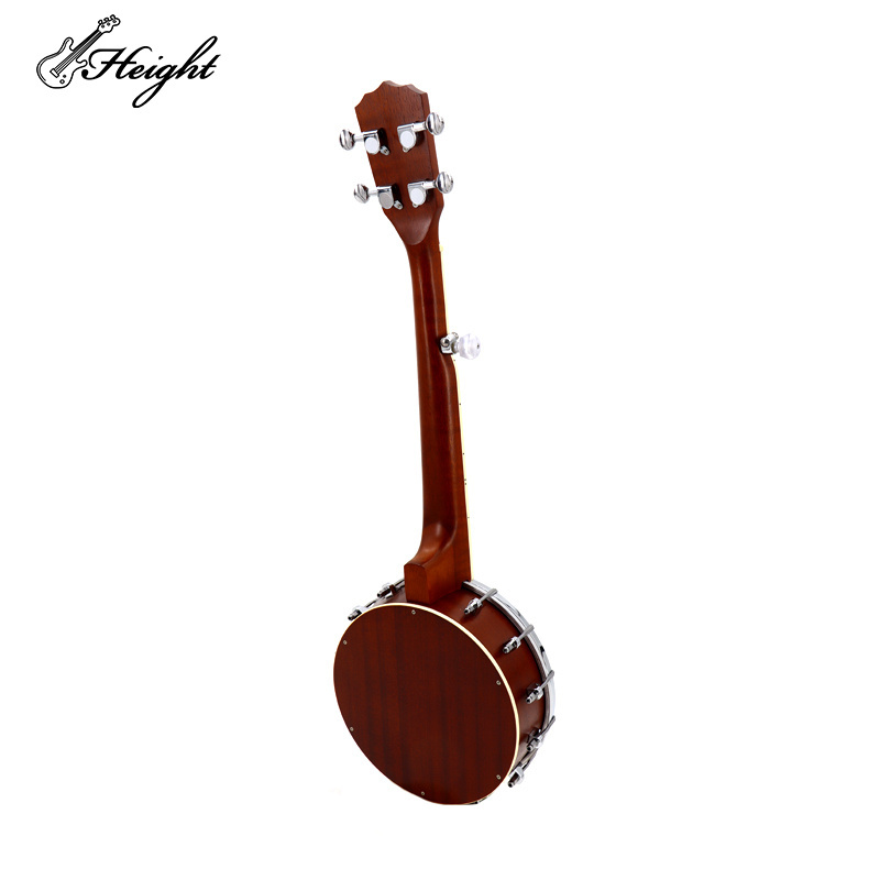 HTBJ26-5 banjo for sale 26 inches 5 string drum skin banjo string sapele banjo