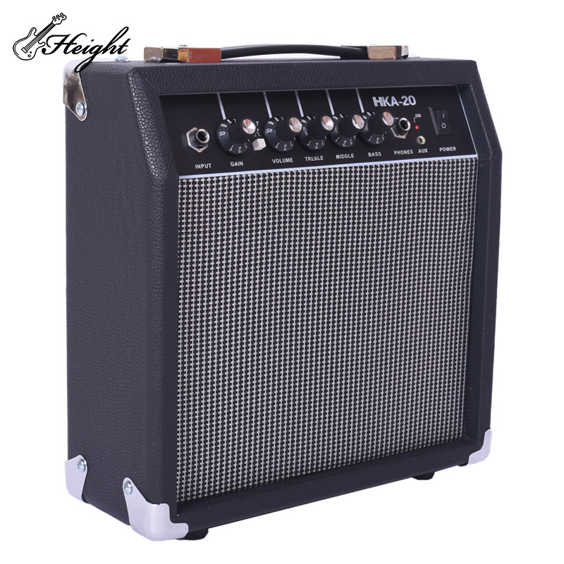 Bass Guitar Amplifier Combo Speaker 20w Portable Guitar Amplifier Speaker