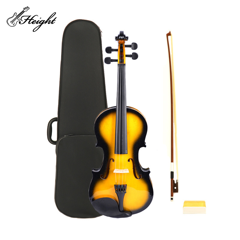 4/4-1/16 Violin Laminated hardwood violin instrument violin 4/4 profesional