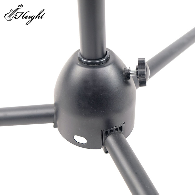 Metal Microphone Stand Double Chuck Crossbar Plastic Connector Stable