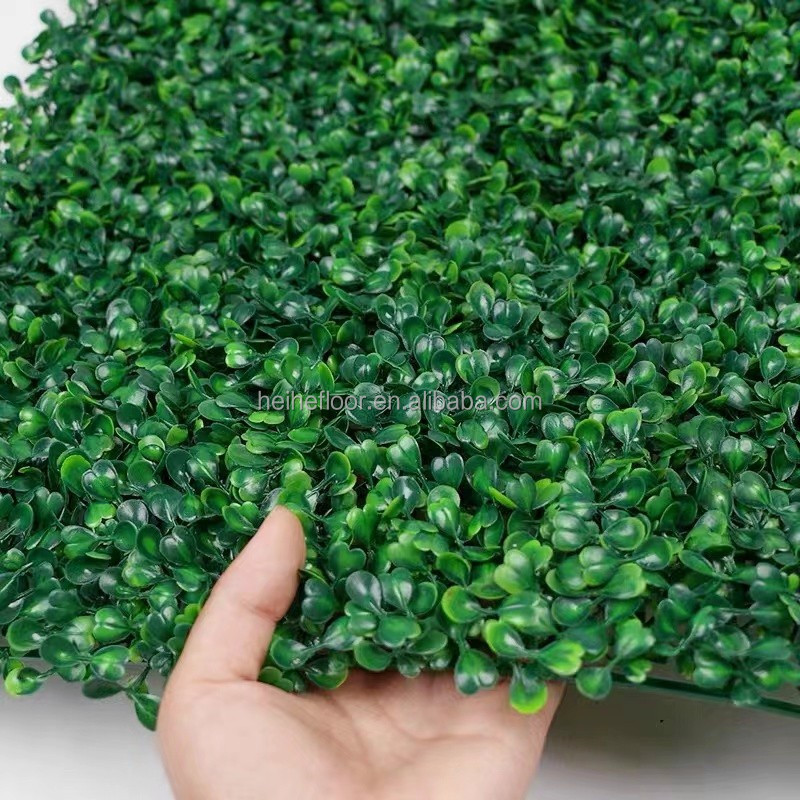 50*50cm Outdoor Wall Engineering Anti-Uv Artificial Hedge Boxwood Grass Backdrop Green Wall Plants Panel Decor Vertical Garden