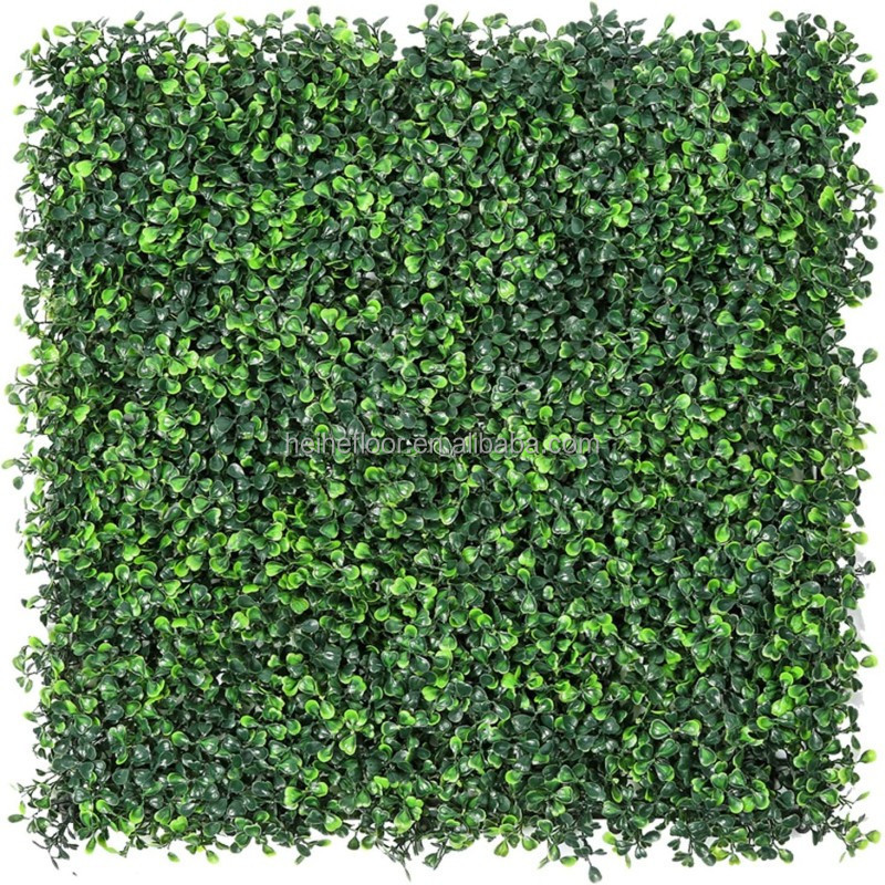 50*50cm Outdoor Wall Engineering Anti-Uv Artificial Hedge Boxwood Grass Backdrop Green Wall Plants Panel Decor Vertical Garden