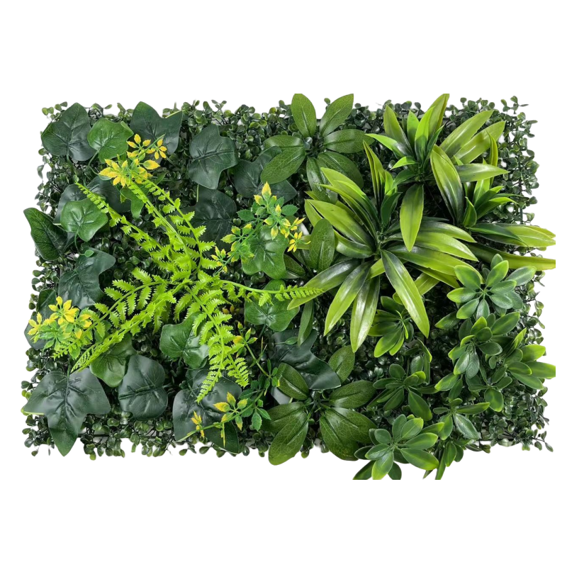 Plant Wall Grass Wall Decoration Artificial Green Plants Panel Pampas Flower Moss Fake Grass Wall Artificial For Indoor