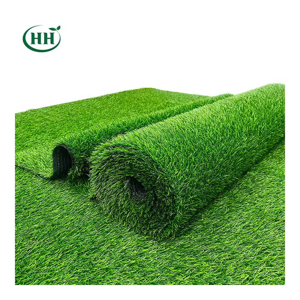 natural looking rug high density pp lawn fakegrass wall decor car mat green artificial turf grass