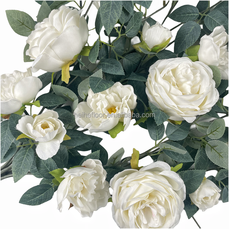 white rose flower wall decoration ceiling artificial hanging flowers for home wedding