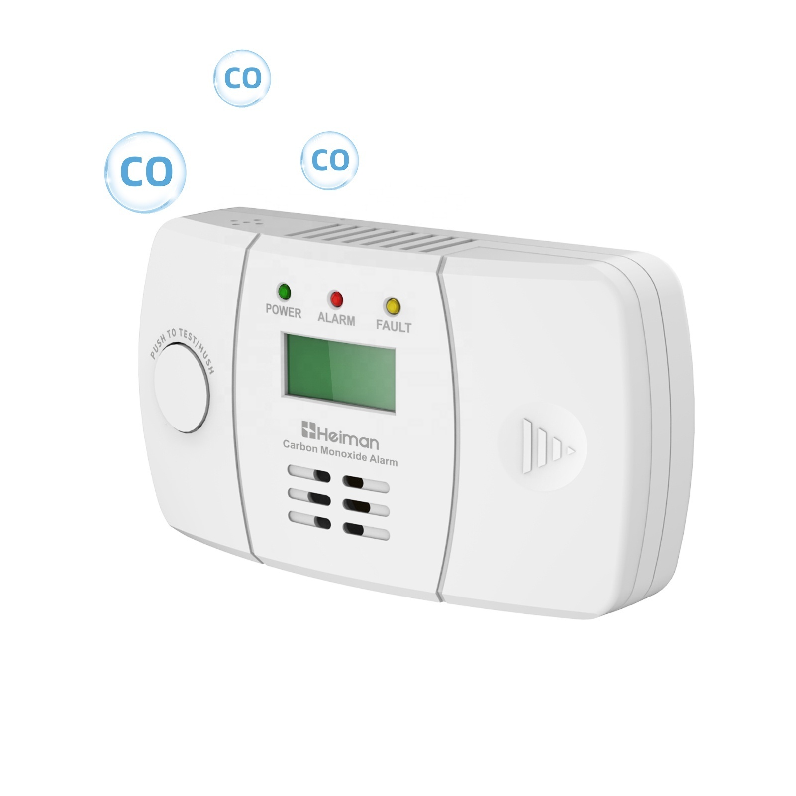 Heiman digital display Wireless Carbon Monoxide Detector Alarm Sensor Battery Operated