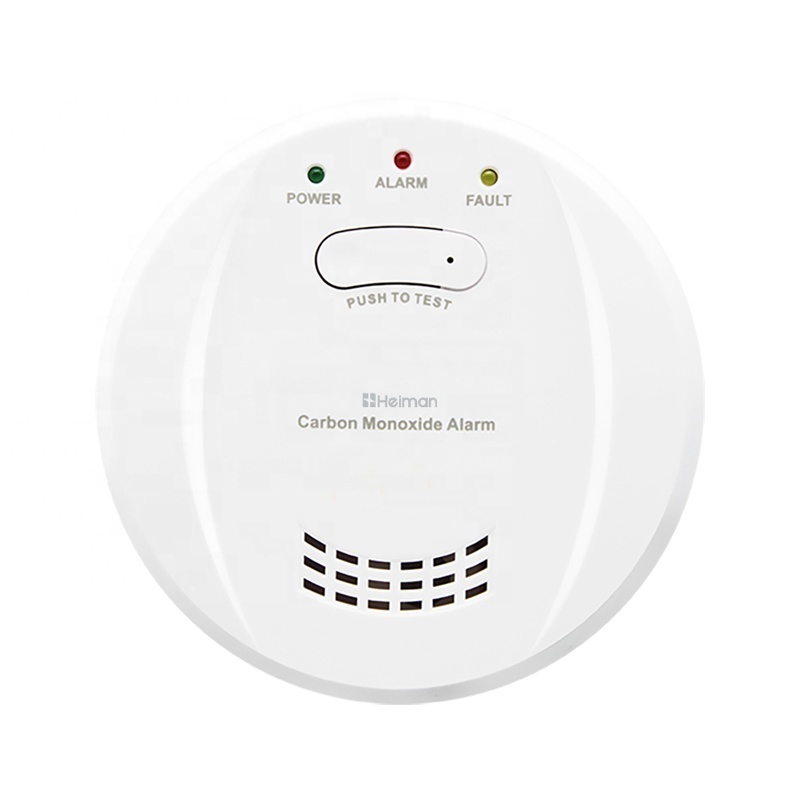 Heiman wireless conventional co detector carbon monoxide alarm 85db co alarm sensor battery operated