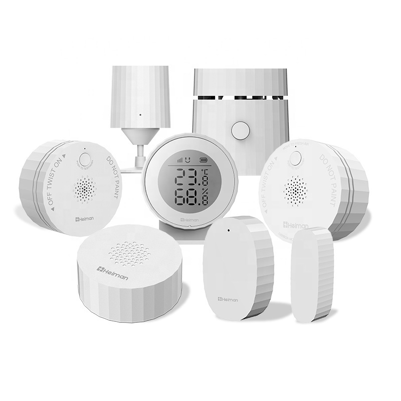 Annual series smart smoke alarm co gas detector alarm 360 degree motion sensor door or window magnetic alarm