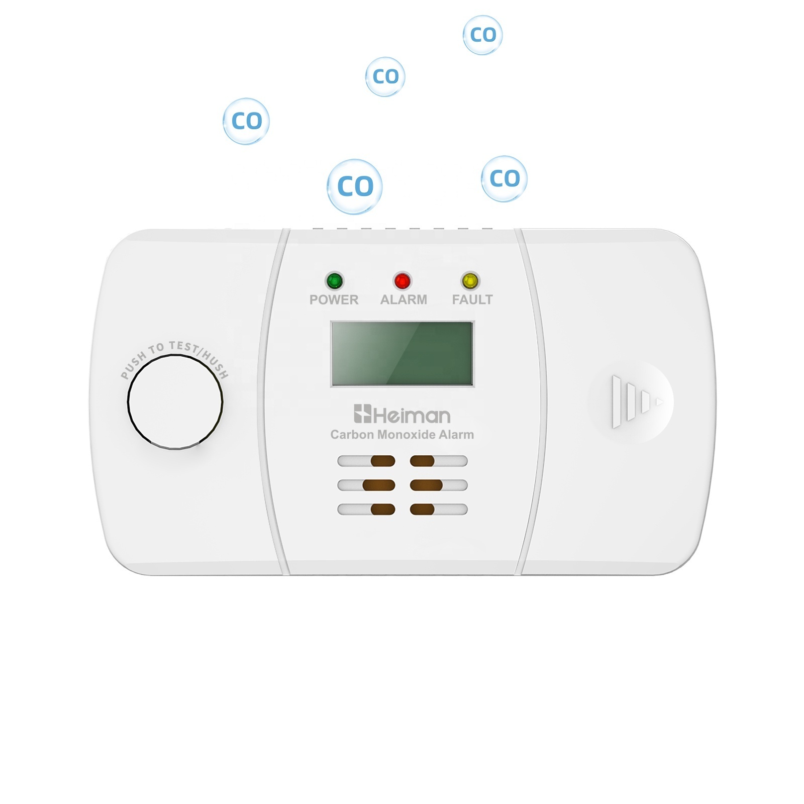 EN 50291 certified Standalone carbon monoxide detector alarm co alarm Battery Operated