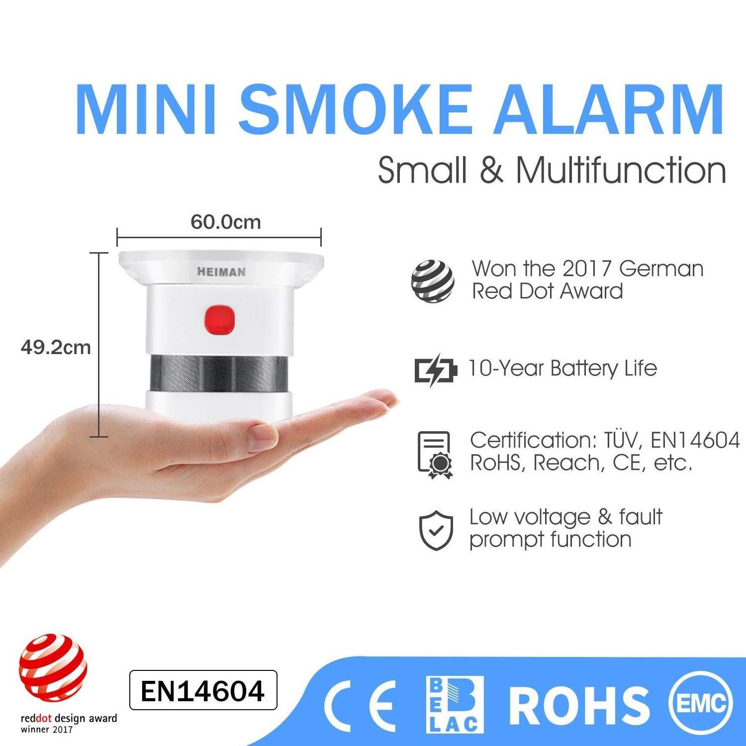 Matter series wireless mini smoke alarm door contact co detector alarm pir motion sensor