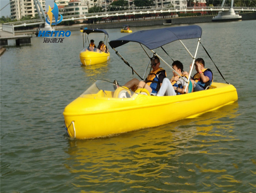 Modern cheap attraction used water pedal boat for sale