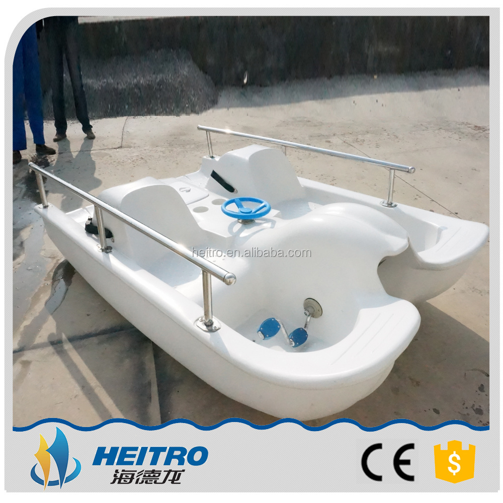 HEITRO PE dolphin boat HDL-240 2 persons pedalo one person paddle boat