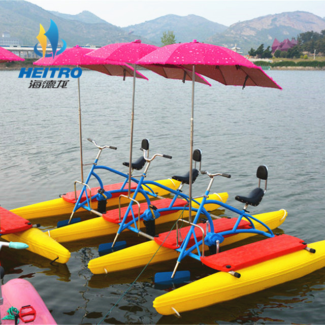 Water Bike for fun on the lake, sea, ocean or river. Aqua rider for outdoor water sports, fitness waterbike.