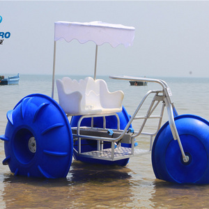 3 big wheels water pedal boat aqua cycle water trikes water tricycle for sale