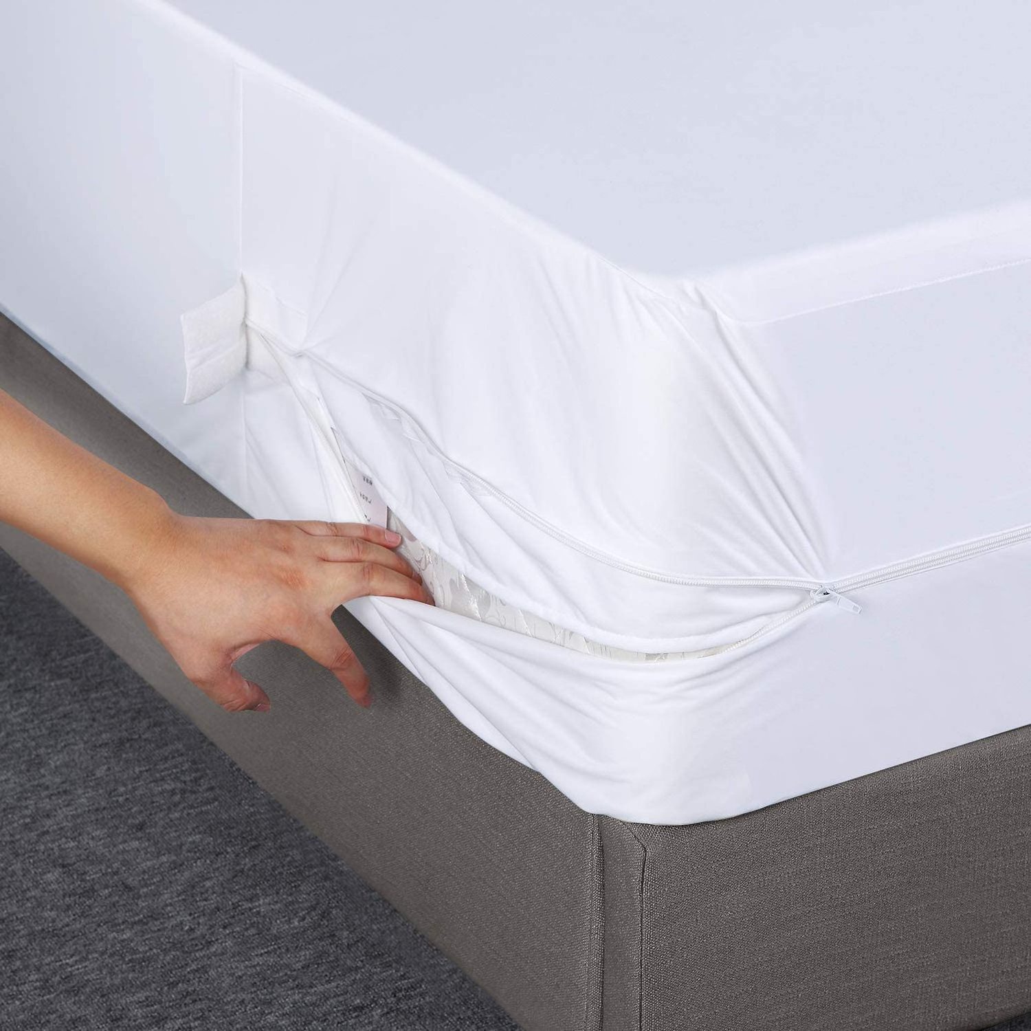 Factory price Mattress Protector Waterproof bed bug zipped Mattress Cover