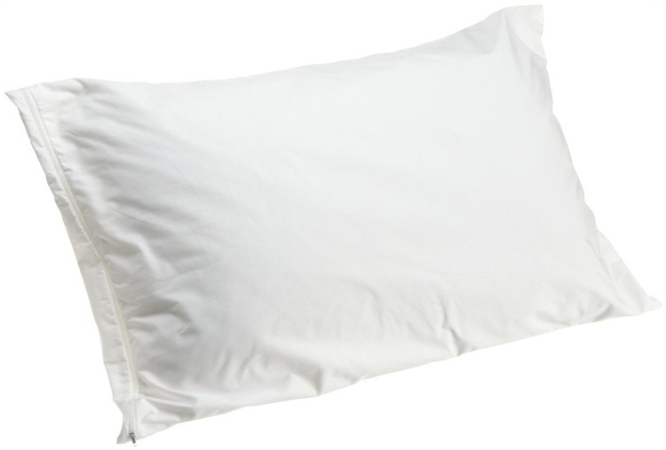 Wholesale 100% Organic Soft Cotton Silky Waterproof Pillow Protector White Bamboo Pillow Case