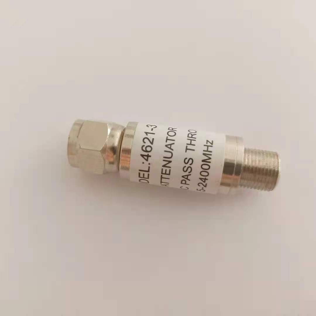 DC pass through Male to Female 5-2400MHz 3dB attenuator Coaxial RF Attenuator CATV RF Attenuator