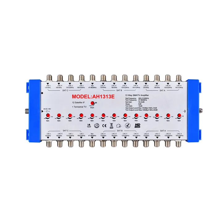 multiswitch satellite amplifier 13in Satellite Signal Amplifier Satellite antenna amplifier for SMATV Distribution System