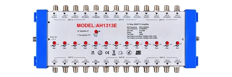 multiswitch satellite amplifier 13in Satellite Signal Amplifier Satellite antenna amplifier for SMATV Distribution System