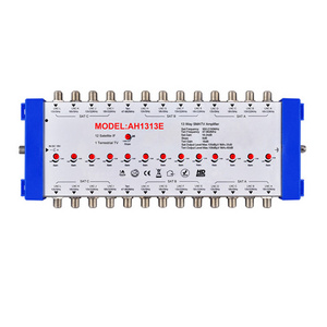 New design 13 in satellite catv signal amplifier with slop adjustment for TV