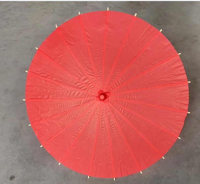 Small Paper sun umbrellas Kids DIY Painting Dance Props Bride Wedding Parasol Chinese Mini Craft Umbrella