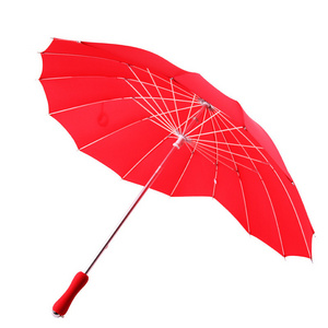 Wedding Celebration Red Heart Shaped Umbrella Advertising Gifts Props decor Parasol Loving rain Umbrellas