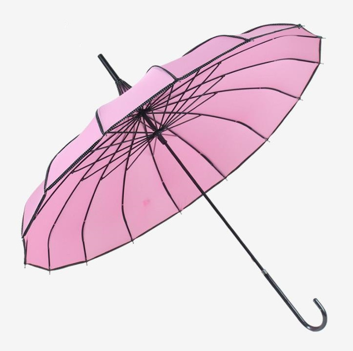 Wholesale Custom 16K Windproof Retro Purple Pink Pagoda Style Umbrella Tower Lolita Wedding Lady Parasol Photography Umbrellas