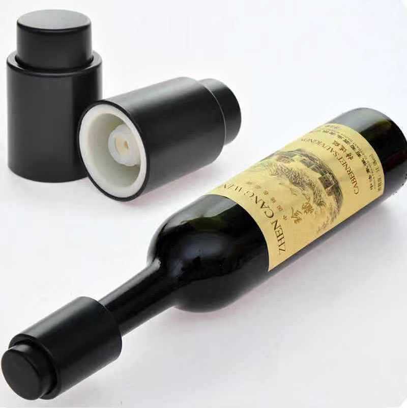 Reusable Beverage Wine Vacuum Saver Pump Christmas Gift Press Wine Stopper