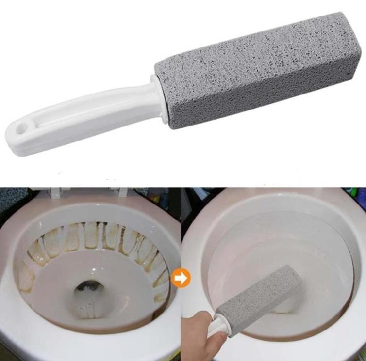 Pumice Stone For Toilet Cleaning Brush Pumice-Stone Toilet Bowl Cleaner with Handle Pumice Stone Toilet Brushes oor Gap