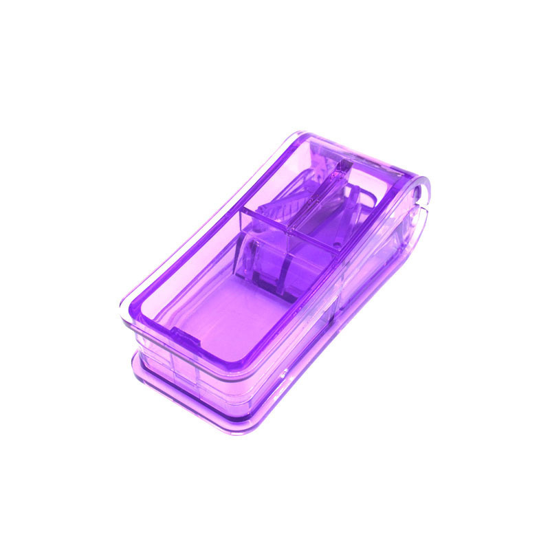 Portable Plastic Pill Cutter Splitter Storage Box Medicine Pill Crusher And Pill Cutter Box