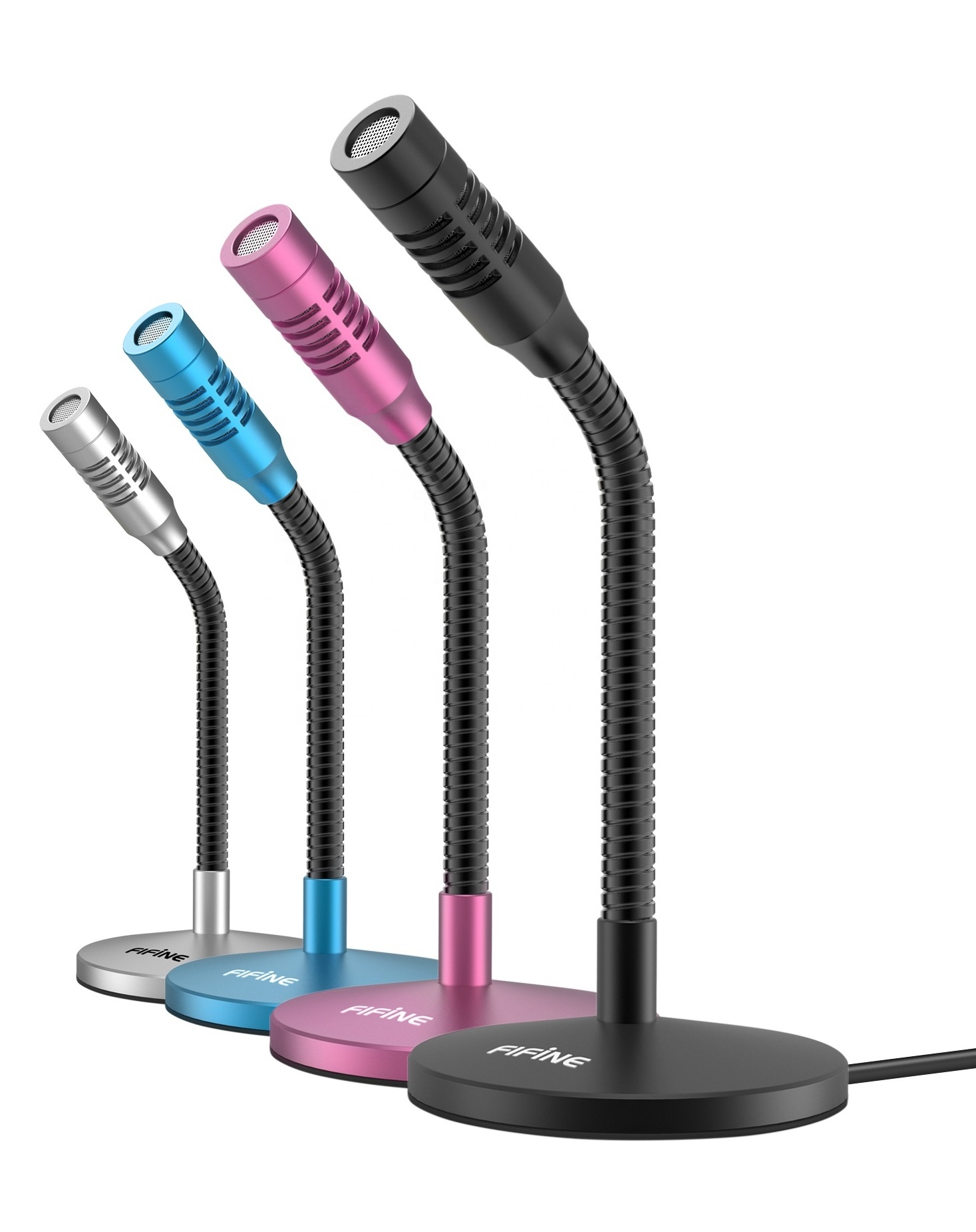 FIFINE micro mic Wholesale Desktop Usb Gooseneck Mini Microphone for Dictation and Recording K050