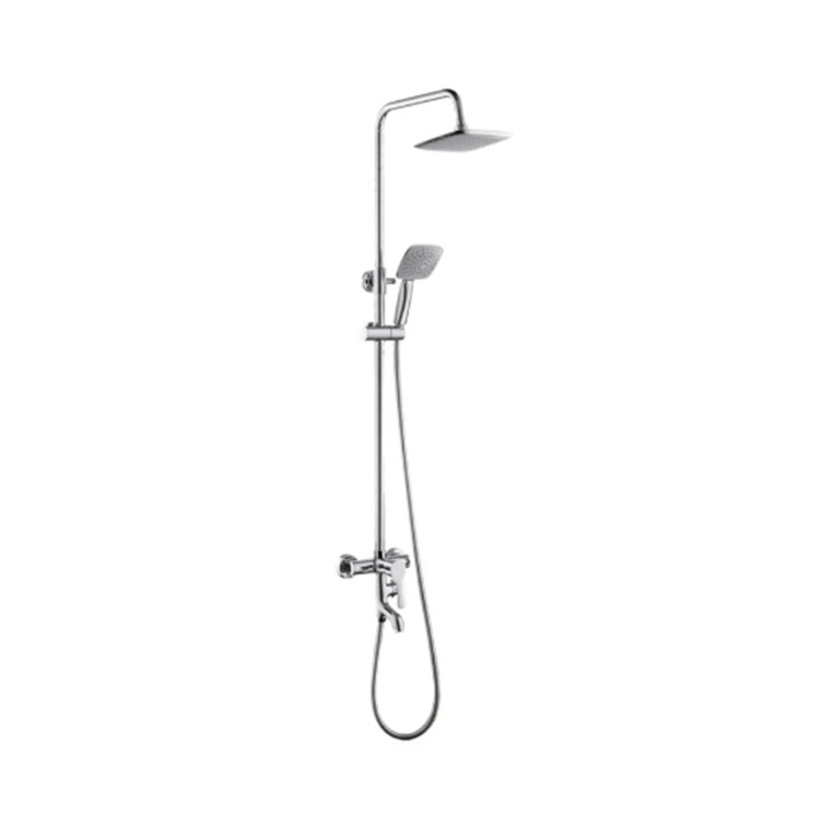 China Supplier Shower System Bathroom Hand Shower Set Stainless Steel Rain Fall Shower Faucet