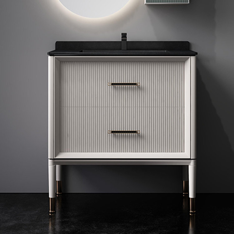 Modern Luxury Premium Quality Bathroom Furniture Free Standing Wooden ...