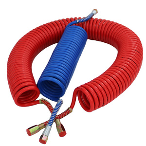 Air compressor hose, tracheal spiral expansion hose, extended trailer nylon spiral hose