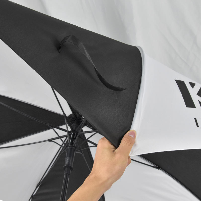 Wholesale High Quality Sombrillas Automatic Customized Logo Printing Portable Waterproof Rain And Sun Umbrella Anti-UV For Golf