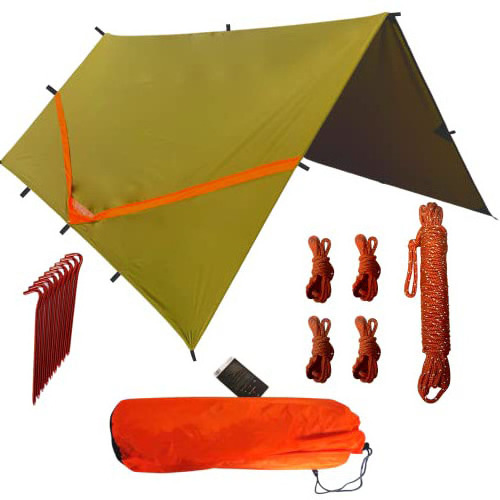 Family Waterproof Awning Lightweight for Backpacking or Camping Gear, Premium Quality