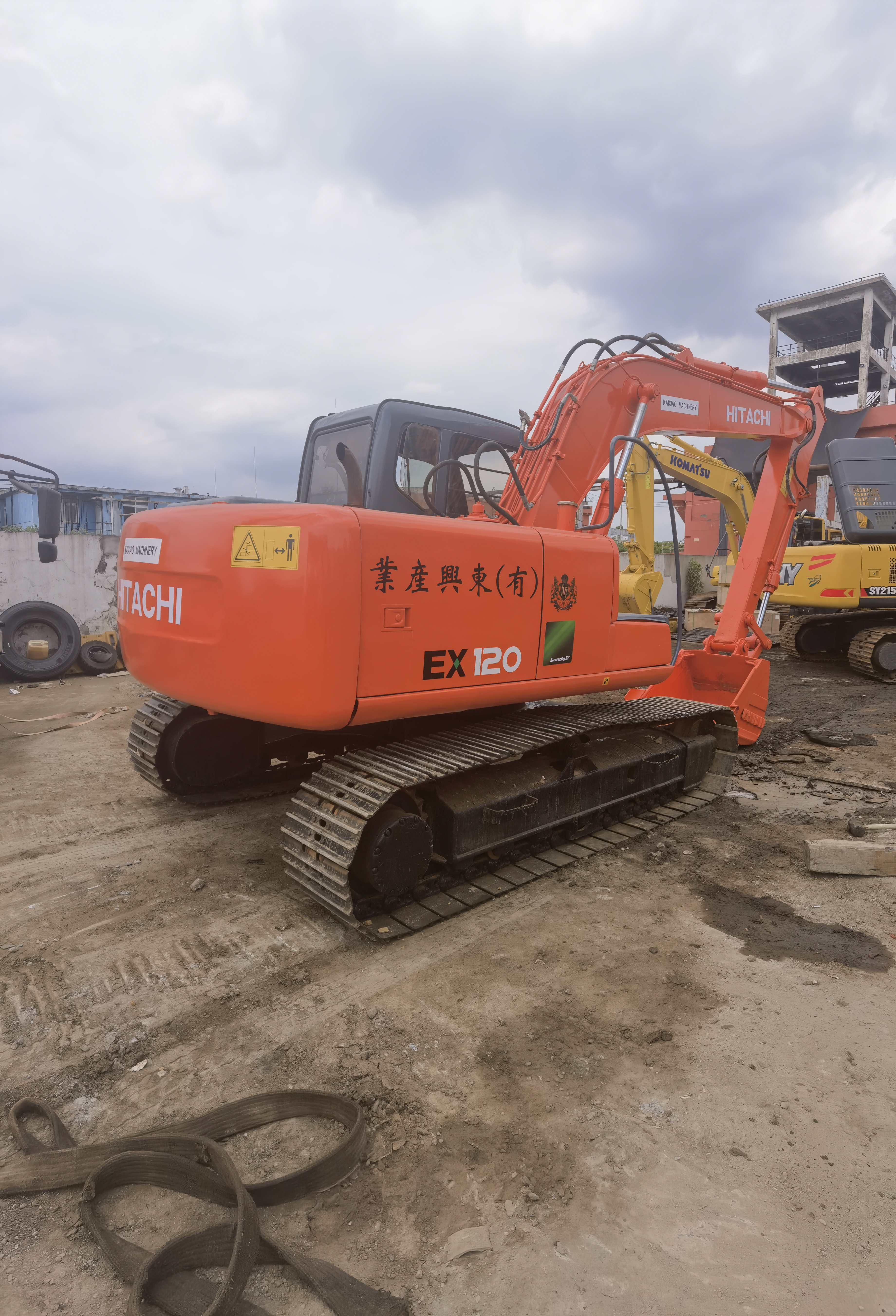 12ton hitachi ex120-5 excavator for sale second hand ex120 crawler digger machine used hitachi ex120-5 excavator for sale