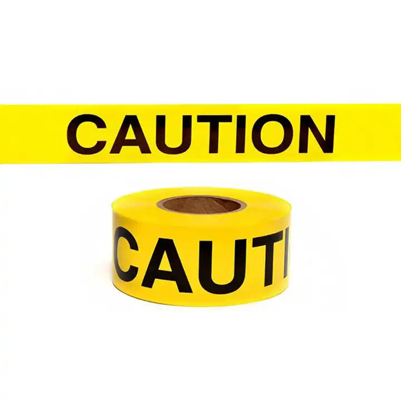 Cheap price customized waterproof no-adhesive PE barricade warning caution tape