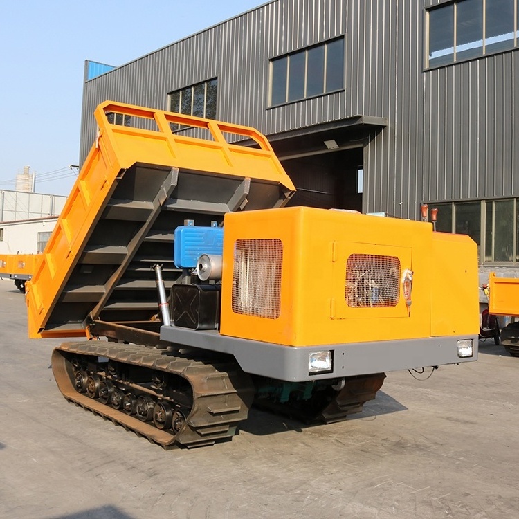 China made 5 ton mini dumper / crawler dump truck for sale