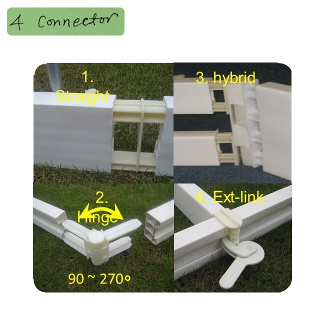 Light weight  fast work reusable sidewalk flexible plastic formwork for curvy curve curved concrete work