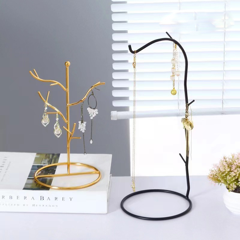 2024 Creative home jewelry Christmas tree jewelry necklace display stand