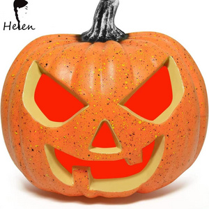 Halloween Light up Pumpkin Outdoor Indoor Battery Operated Lighted Pumpkin with Spooky Lights  Pumpkin Decorations Party Favor