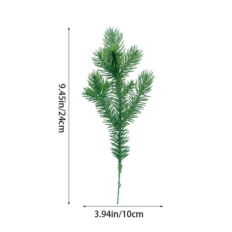 Helen hot-selling artificial pine needles branches artificial cedar sprigs for Christmas embellishing and home garden decoration