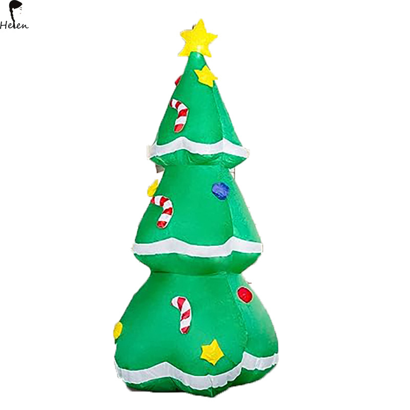 5 FT Christmas Inflatables Tree Outdoor Decorations Yard Decoration Clearance for Xmas Holiday Party Indoor Garden Lawn Decor