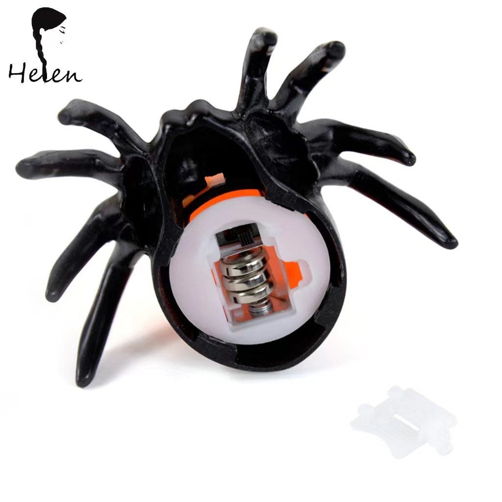 Led Spider Candle Light Pumpkin Lamp Flickering Flameless Battery Lights Flashing Electric Candles Halloween Party Decoration