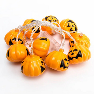 Halloween jack-o'-lantern string battery powered indoor and outdoor waterproof family holiday Christmas party decorations